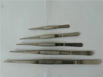  Tweezers Stainless steel tweezers 12 5-30cm medical tweezers Water grass clip round head tweezers