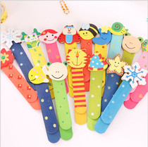 Wooden bookmarks Primary School students prizes cartoon cute creative stationery students Small Prizes reward gifts 10 book clips