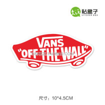 Personality sports Tide brand suitcase sticker laptop skateboard dead flying suitcase sticker waterproof 3M sticker