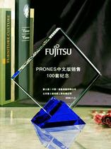 Custom crystal trophy Custom crystal medal Crystal license plate Celebration gift souvenir spot