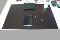 Leather large Class table finishing table pad office table pad meeting writing board pad case mat 90X50