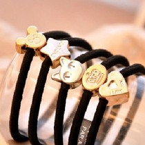 Hair ornament Crown Love Bow Band Hair Rope Hairband Mickey Rubber Band Headwear