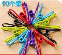 Mini multi-purpose small clip 10 pack creative color clip photo clip clothes drying clip