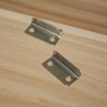 Drawer 7-shaped iron piece drawer lock tongue flap drawer lock piece drawer lock accessories lock piece right angle drawer small iron medium Press Sheet