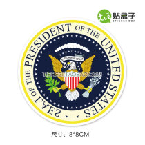 US President suitcase sticker waterproof suitcase suitcase sticker notebook skateboard guitar locomotive sticker