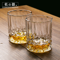 Name Instrumental Foreign Wine Glass Steel Cup Glass Whisky Glass White Wine Glass Home Spirits Cups Bar Beer Mug Glass