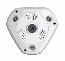 360 degree yoosee 3D panorama with viewing head camera Electronic PTZ Fisheye surveillance camera Wireless WIFI