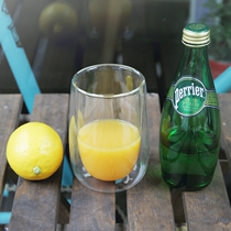 Double glass water Cup insulation creative water cup coffee cup fruit juice cup beverage cup beer glass literature fresh