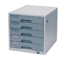 Able 9702 Cabinet Metal shell Five-layer desktop cabinet with lock 5-layer drawer information cabinet