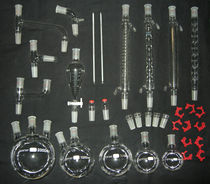 Customized glass instrument extended tapered grinding mouth separatory funnel