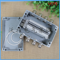 4 in 4 out aluminum junction box with terminal 160*100*60 wire junction box anti-interference shielding box