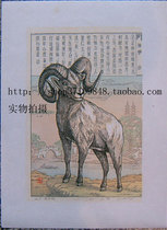 Suzhou Taohuawu Woodcut New Year Painting Sheep 12 Zodiac Limited Signature Gift Collection Edition