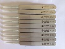 Original imported Swiss ideal-tek tweezers 5 SA animal and plant anatomy tweezers laboratory pointed tweezers