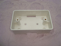 Xishiting 120HM open plastic mounting box Open box 120 open box Small height 3 3 cm junction box