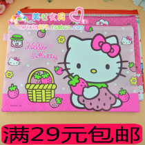 A4 Fabric Information Kit A4 file bag KT cat cute cartoon book bag sundries storage bag color book bag batch