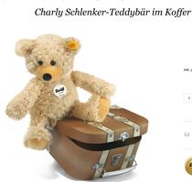 German steiff 30 cm charl schlenker Teddy Bear in suitcase 11365