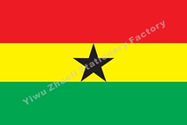 Ghana Flag Ghana flag4 Number of specifications 144X96cm World flags on sale
