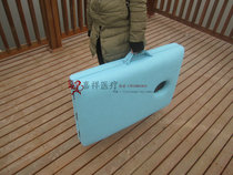 Portable leather box type beauty massage bed stainless steel foldable massage bed outpatient massage therapy bed