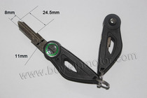 Suitable for Huanglong 600300250 Benali original factory folded key embryo silver blade gold Peng young Lion 500