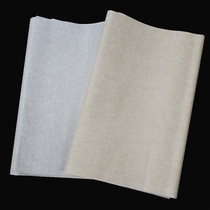Six-foot strip screen antique linen pattern half-cooked rice paper Calligraphy Special paper creation works national exhibition calligraphy rice paper