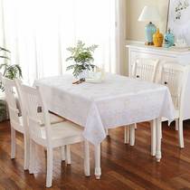 PVC pastoral tablecloth waterproof and oil-proof disposable plastic coffee table tablecloth tablecloth rectangular coffee table mat
