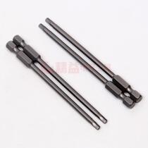 S2 Alloy steel S1 4 wind screwdriver Pneumatic screw head Hexagonal wind screwdriver Magnetic S1 4*100*H3 0