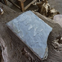 Inkstone ornaments tea ceremony self-use dry bubble small tea table Zen tea mat antique stone stone dry landscape artistic conception Stone