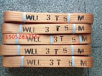 3T* 5M flat harness 3 ton 5 m Lifting hanger with polyester harness double buckle harness 3TX5M