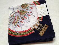  Japan purchase Celine Celine large cotton gold classic handkerchief scarf large towel 58*58