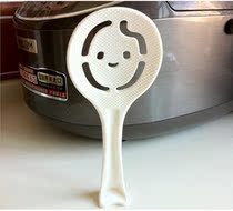 Japan imports cute smiley face Rice Spoon can stand upright bifacial without sticky rice spoon rice spoon Rice Scoop