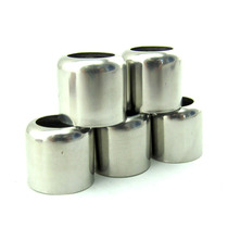 Banksian Silver Decorative Cover Smoke Bucket Decoration Ring Stone Nanwood Smoke Bucket Cigarette Holder Decoration Silver Ring DIY Smoke Bucket Accessories