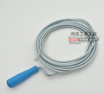Through toilet clogged pipe dredge toilet floor drain kitchen sewer dredge steel wire spring through toilet tool