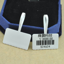 Jewelry label spacer glue jewelry label bar code self-adhesive roll jewelry tag sticker 76*25*1000