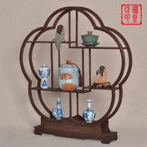 Chinese style ancient frame partition antique craft display cabinet home accessories decoration living room creative ornaments floor shelf