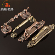 Fumeile European antique copper Ming suit handle door door wooden door door door open handle invisible door handle