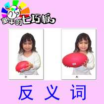 Antonym autism teaching aids autism rehabilitation children language development delay cognitive card ABA training