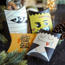 10 Halloween Cookies Nougat Snowflake Crisp Packaging Gift Box Halloween Cartridge Bag