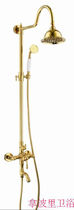 Golden Full Copper Lift Shower Shower shower suit Lift shower Au style bath shower NL-8005