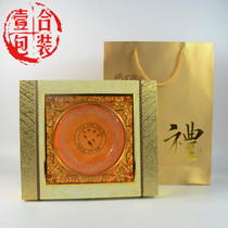 Golden window birds nest packaging box High-end cordyceps gift box Dendrobium Fengdou cordyceps gift box American ginseng wooden box