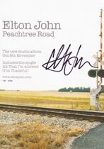ELTON JOHN Peachtree Road signed photo