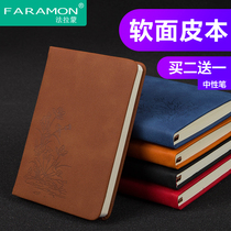 Notebook small portable Korean small fresh simple diary Personality creative pocket book Simple literary notebook stationery college student work thickened business notepad custom logo