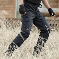 Outdoor military fan pants Special forces tactical pants Black security training pants Spring and autumn wear-resistant work pants overalls