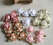 DIY lace headwear accessories high quality 5 color lace small flower headgear decorative floret 2CM1 2 yuan 3