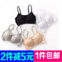  Bandeau breast wrap short umbilical small sling sexy small vest female one-piece chest pad vest breathable