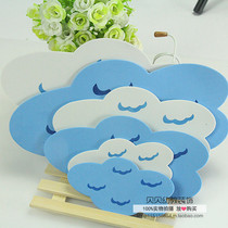 Kindergarten decoration environment layout foam decoration flower foam blue sky white cloud decoration combination (new)