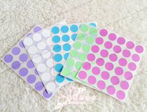  Dot line number stickers Color waterproof line stickers Handwritten line number stickers 120 stickers 30 stickers 5 colors optional