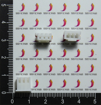 Plastic shell XH2 54-3P plug spacing 2 54MM plug-in connector white rising edge (10)