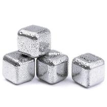 4Pcs lot Whiskey Wine Beer Stones 440C Stainless Steel Coole