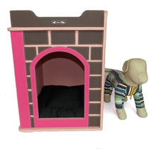 Cat House Cat Dens Senior Pet Supplies Room Double Flat Top Carved Pet House Dog House Kennel House Dog Kennel