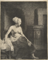 YC233 (Netherlands) Rembrandt (Rembrandt) Sketch Line Drawing Material Picture Gallery